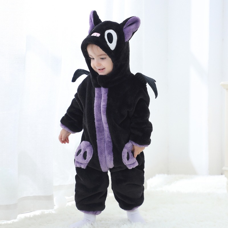 Cotton Baby Onesies Zipper - Romper Bayi Baru Lahir Motif Kucing