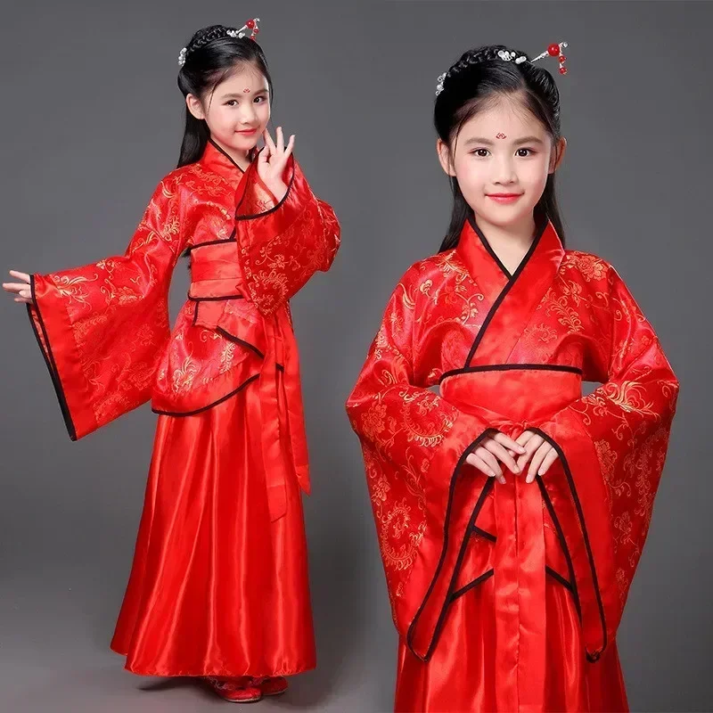 Baby Clothes - Kostum Tari Bayi Gaun Hanfu Set