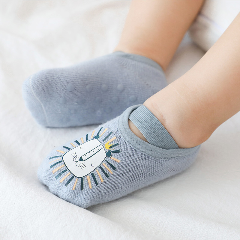 Unisex Baby Socks Non Slip - Kaus kaki bayi anti selip katun