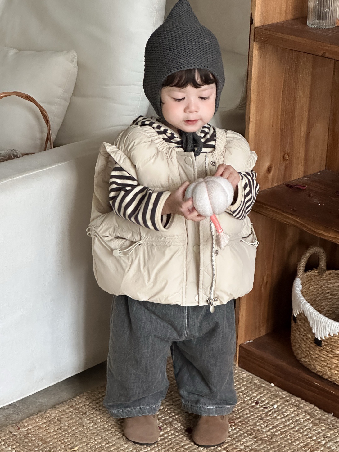 Kardigan Hangat Bayi Perempuan - Toddler Boy Winter Fleece Jacket ulasan dan harga