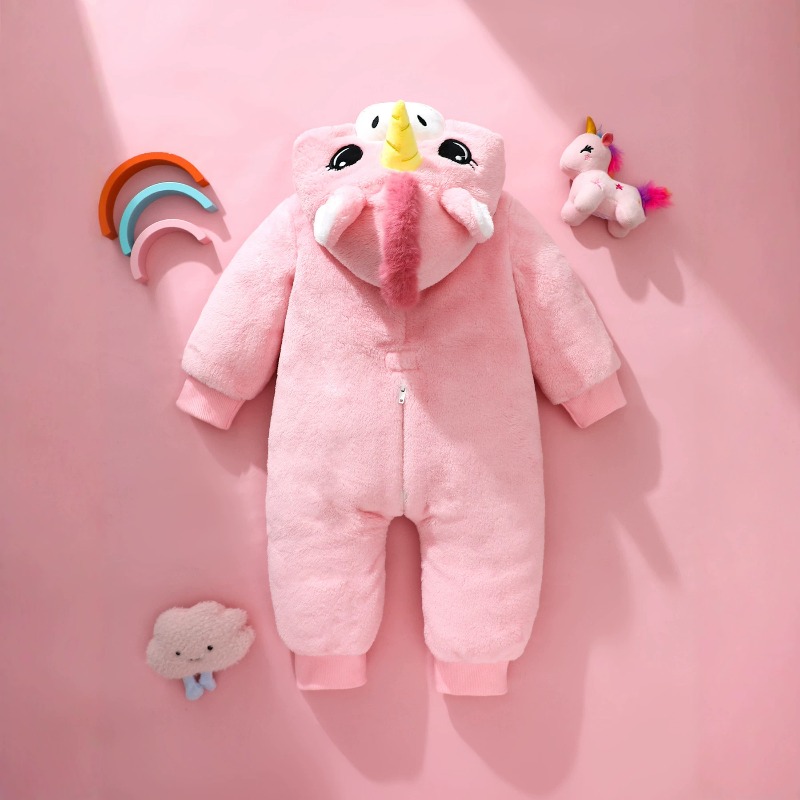Romper Bayi Baru Lahir Unicorn - Cotton Baby Onesies Zipper ulasan dan harga