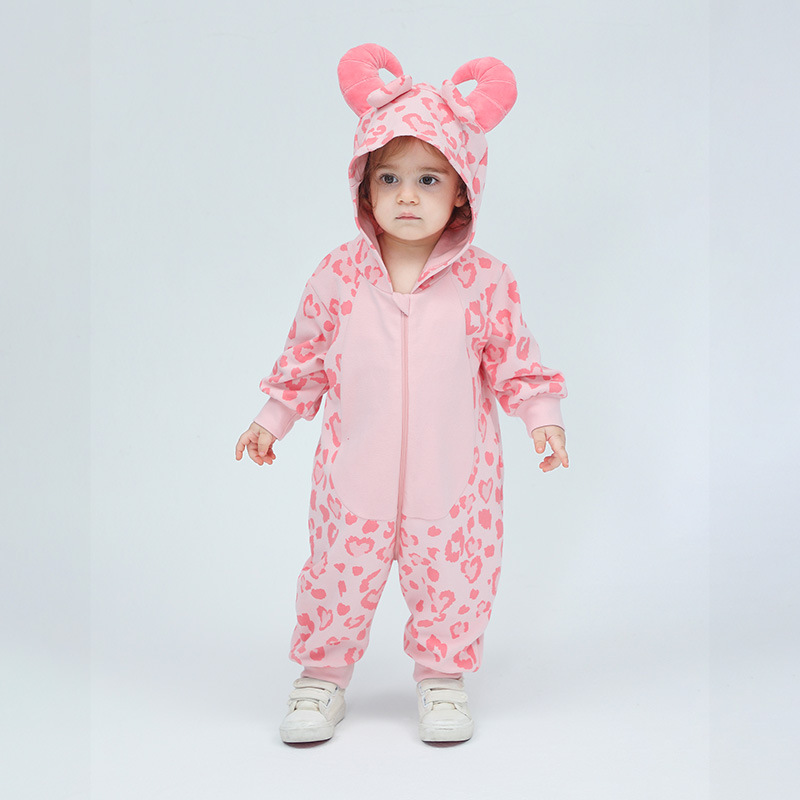 Musim Semi Kigurumis Bayi Pere - Cotton Baby Onesies Zipper ulasan dan harga