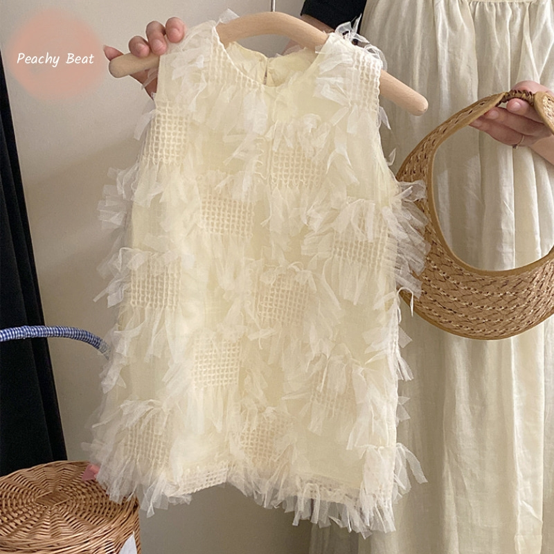 Gaun kain Tule anak perempuan, - Toddler Girl Tulle Party Dress ulasan dan harga