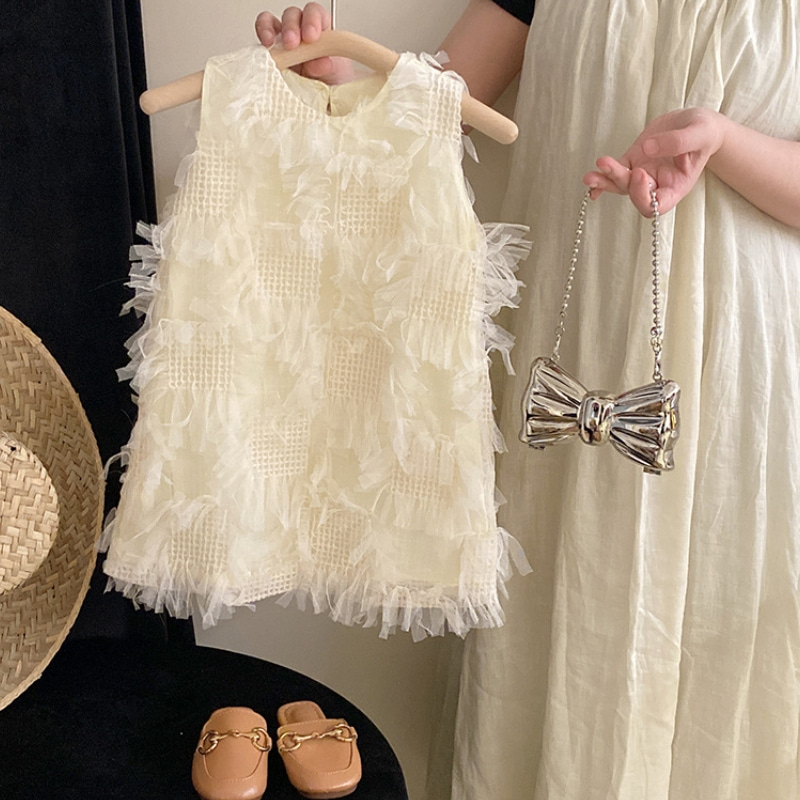 Gaun kain Tule anak perempuan, - Toddler Girl Tulle Party Dress ulasan dan harga