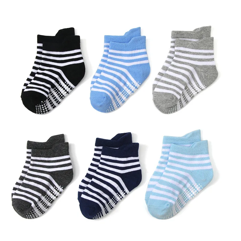6 Pasang Kaos Kaki Bayi Bergar - Unisex Baby Socks Non Slip ulasan dan harga