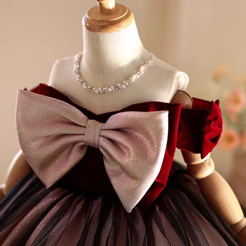 Gaun Anak Perempuan Jill Wish  - Toddler Girl Tulle Party Dress ulasan dan harga