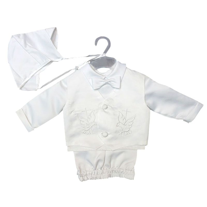 Pakaian pembaptisan bayi laki- - Baby Boy Suit Set Baptism ulasan dan harga