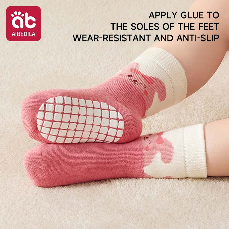 3 Pasang Kaus Kaki Lantai Anti - Unisex Baby Socks Non Slip ulasan dan harga