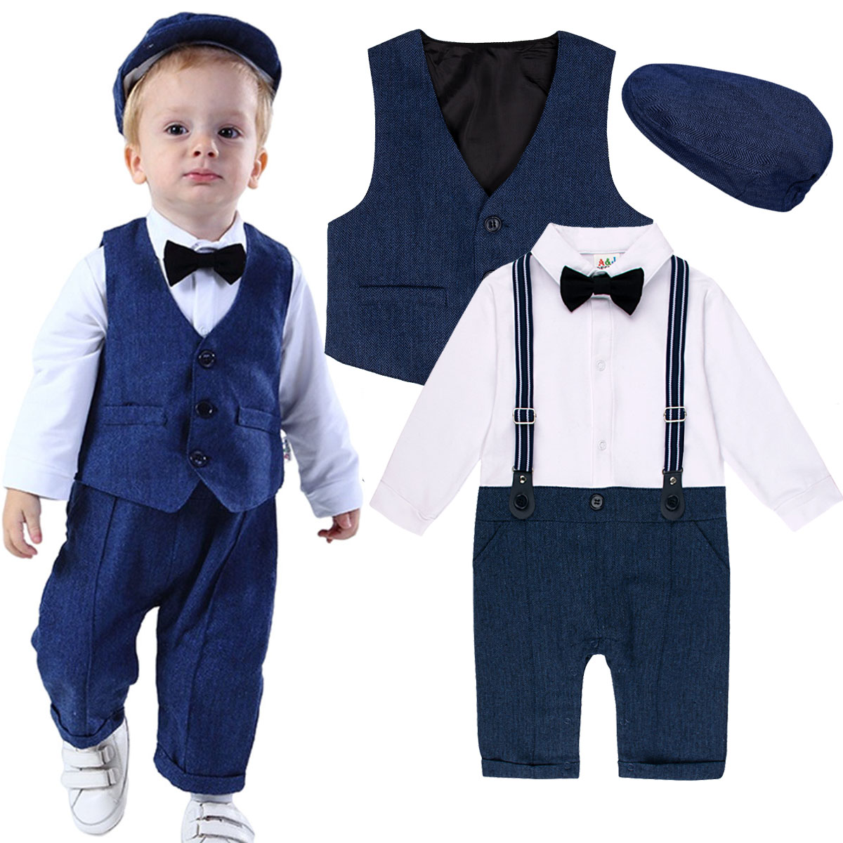 Pakaian Bayi Laki-laki 0-24 Bu - Baby Boy Suit Set Baptism ulasan dan harga