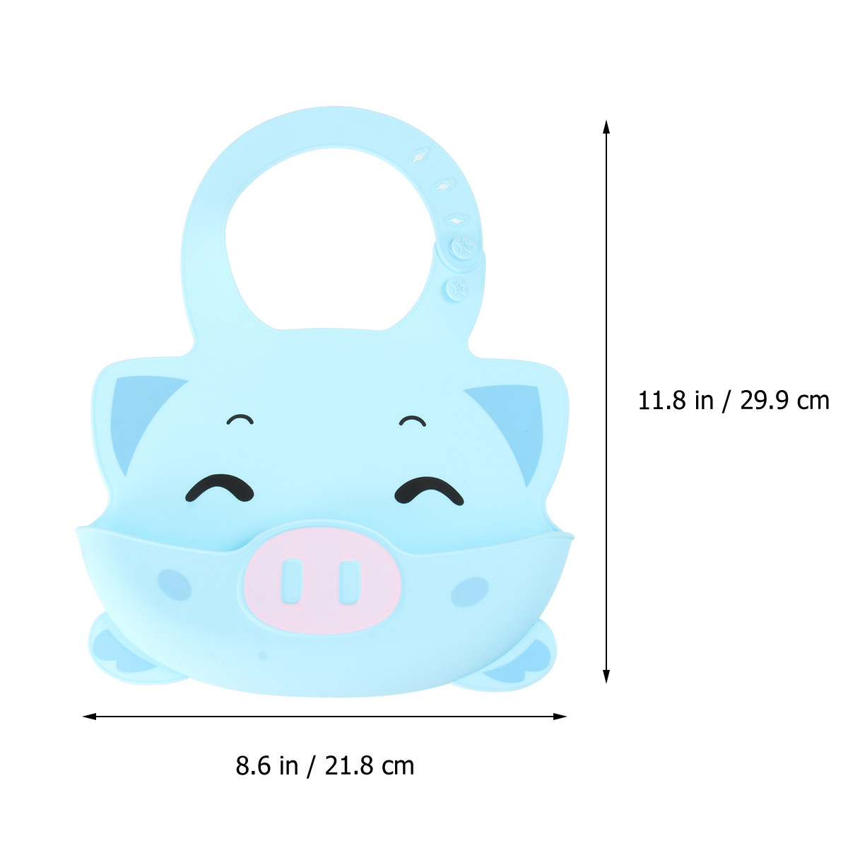 1 buah Celemek Bayi Silikon An - Waterproof Baby Bibs Silicone ulasan dan harga