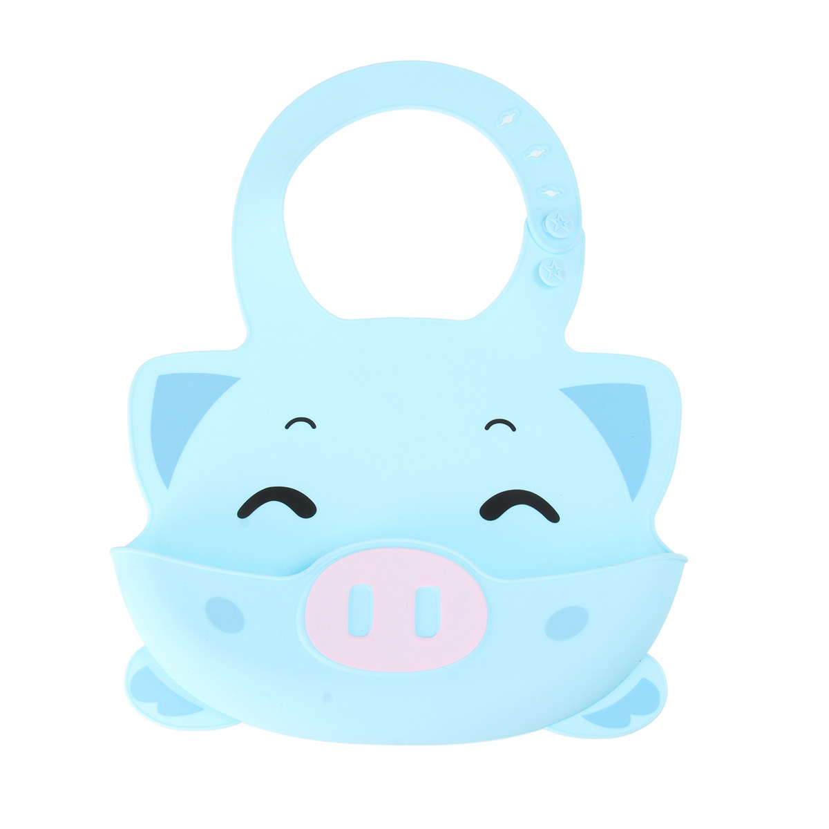 1 buah Celemek Bayi Silikon An - Waterproof Baby Bibs Silicone ulasan dan harga